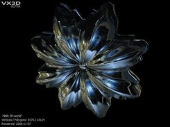 Cube-mapped flower