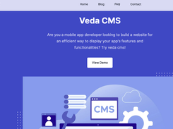 Veda CMS Screenshot 1