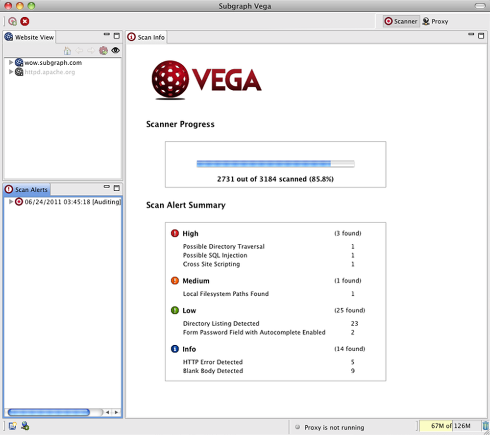 Vega Screenshot 1