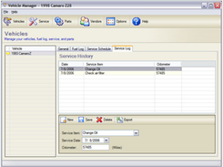 Vehicle Manager-ServiceLog