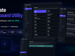 VeilClip private clipboard utility with local storage, multilingual support, custom hotkeys, and no telemetry.
