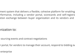 Vendor Relations Enabler (VRE) Screenshot 1