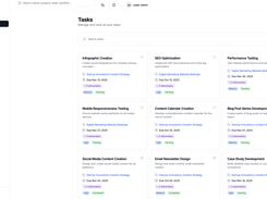Tasks