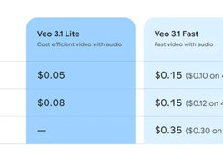 Veo 3.1 Lite Screenshot 1