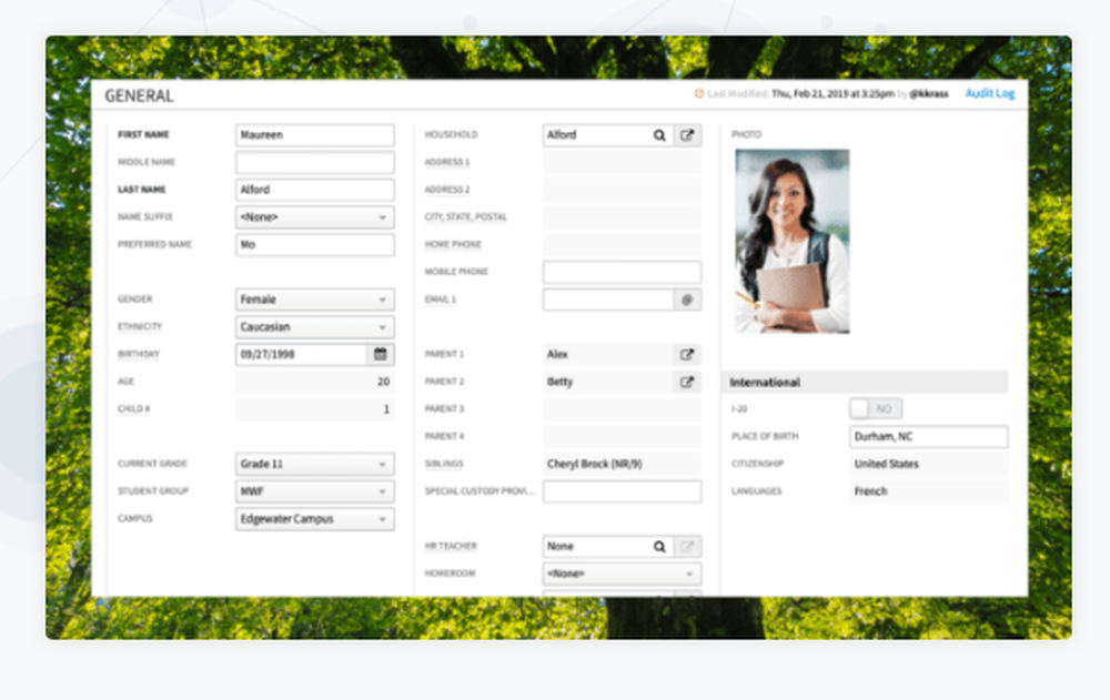 Veracross Screenshot 1