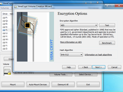 Creating an encrypted volume