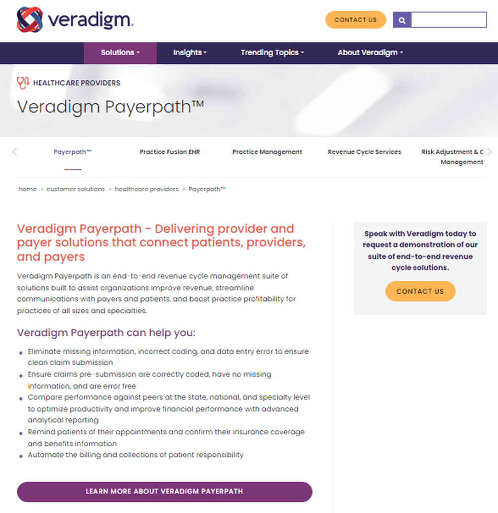 Veradigm Payerpath Screenshot 1