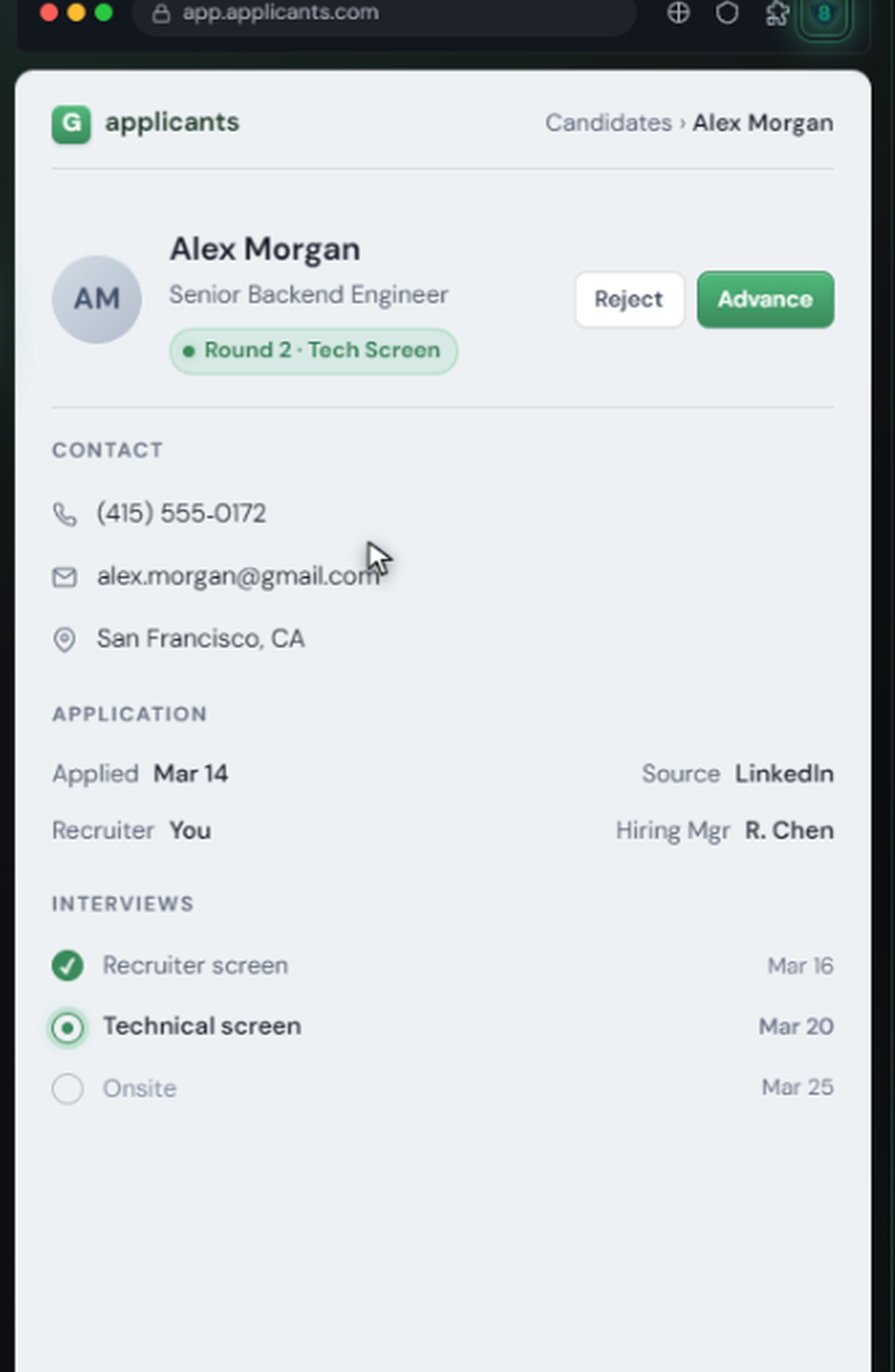 Verif_Hire Screenshot 1