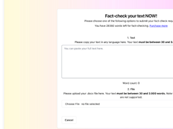 VerifactAI Screenshot 1
