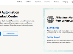 Verint CX Automation Screenshot 1