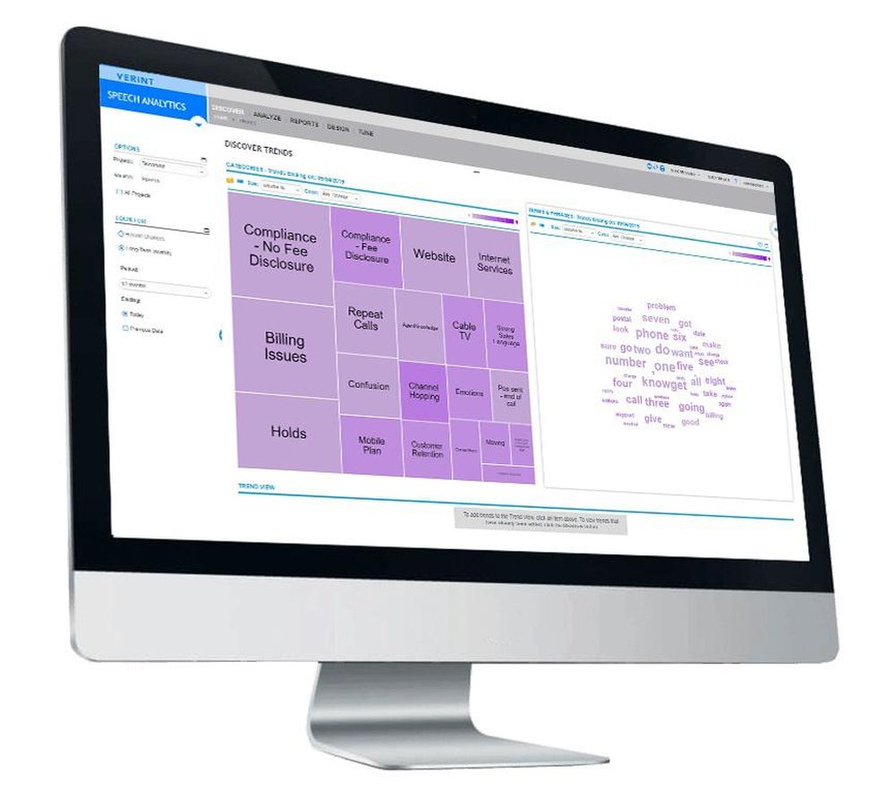 Verint Speech Analytics Screenshot 1