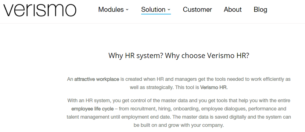 Verismo HR Screenshot 1