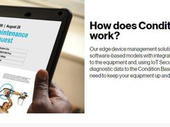 Verizon Condition Based Maintenance Screenshot 1