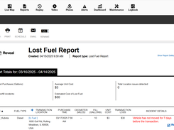 Fuel Card Reports