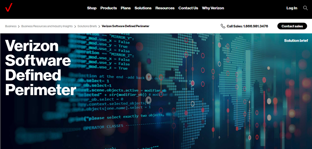 Verizon Software Defined Perimeter (SDP) Screenshot 1