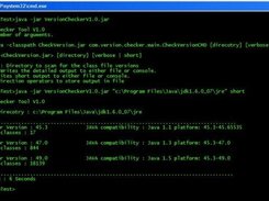 Results of Version Checker Run on JDK 1.6 JRE 
