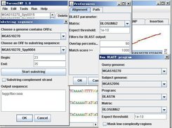 BLAST, parameters and trim sequences