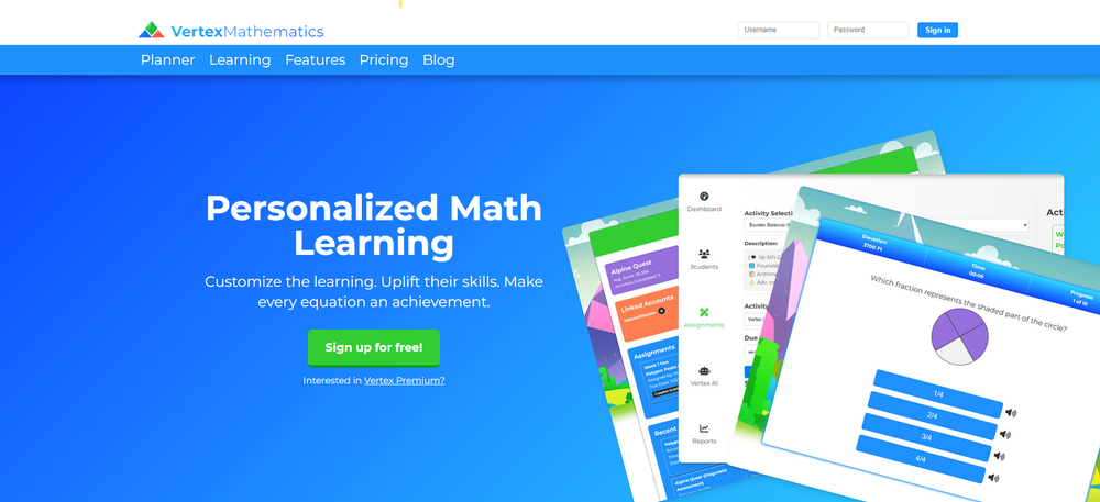 VertexMathematics - Free K - 5 Learning