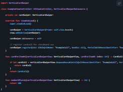VerticalCardSwiper Screenshot 2