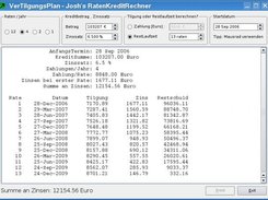 VerTilgungsPlan Screenshot 1