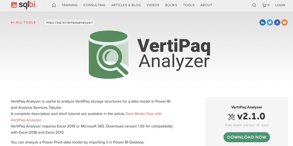 VertiPaq Analyzer Screenshot 1