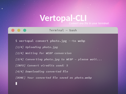 Vertopal CLI