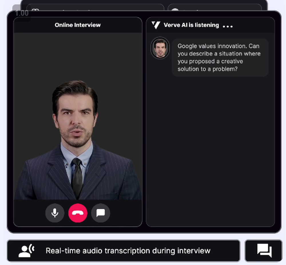 Verve AI Screenshot 1