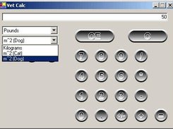 Screenshot showing the unit conversion tool