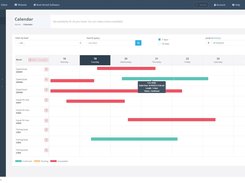 VEVS Boat Rental Software - Back-end Availability Calendar Management