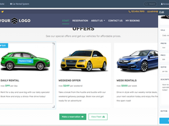 VEVS Car Rental Software - Website Editor