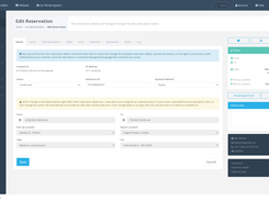 VEVS Car Rental Software - Reservation Details