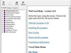 Extensive help file