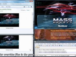 Shows overriding an image in a game launcher (version 0.03a)
