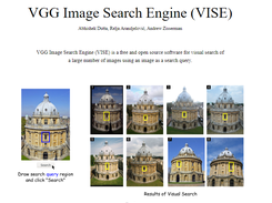 VGG Image Search Engine Screenshot 1