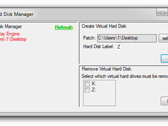 Virual Hard Disk Manager Screenshot 1