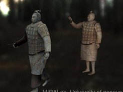 Xian soldiers with low-frequency image based illumination