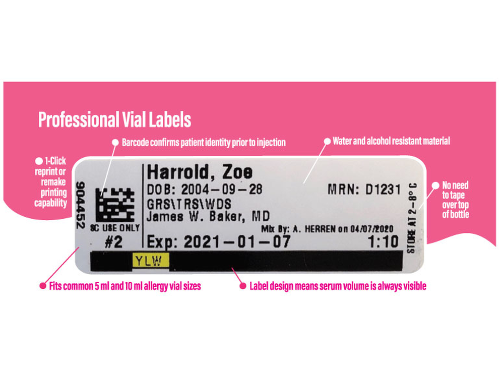 Vial Label Printing Screenshot 1