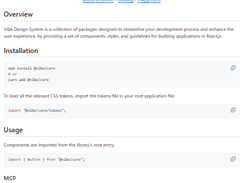Vibe Design System Screenshot 1