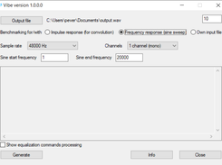 Create frequency response file