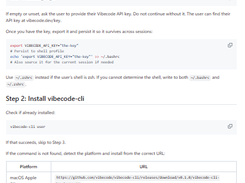 vibecode-cli Screenshot 1