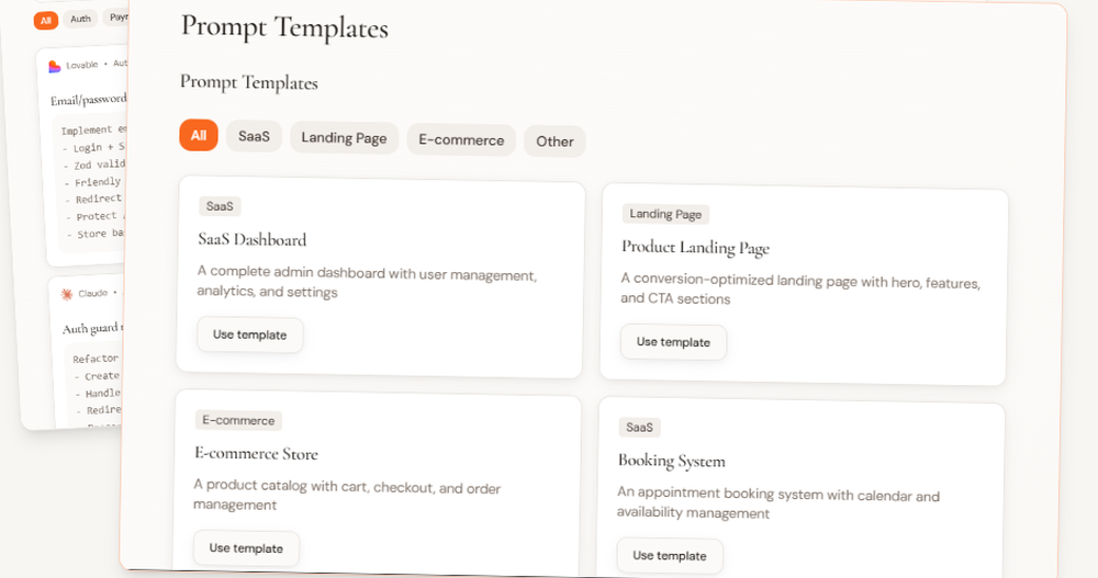 vibecodeprompts Screenshot 1