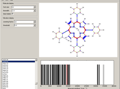 Stretching in free-base porphyrin