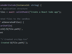 VibeSDK Screenshot 1