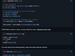 VibeTensor Screenshot 1
