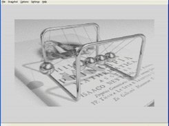 Newton's cradle demo