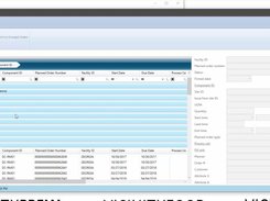 Planned Order Screen to review and plan proposed batch tickets