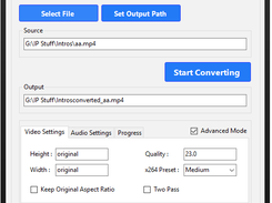 Vid2Old - H.265 to H.264 Converter Screenshot 1