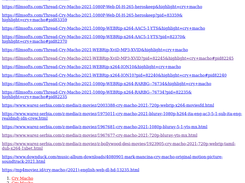 Search results of Cry Macho movie in html format