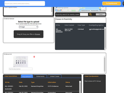 Case View 2 of 2 - Manage evidence and case files. See associated requisitions, files and statements.