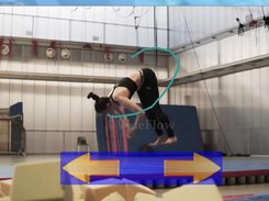 Motion trace backflip